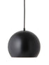 Pendellampe BALL Ø 25cm - schwarz matt - Pendelleuchten