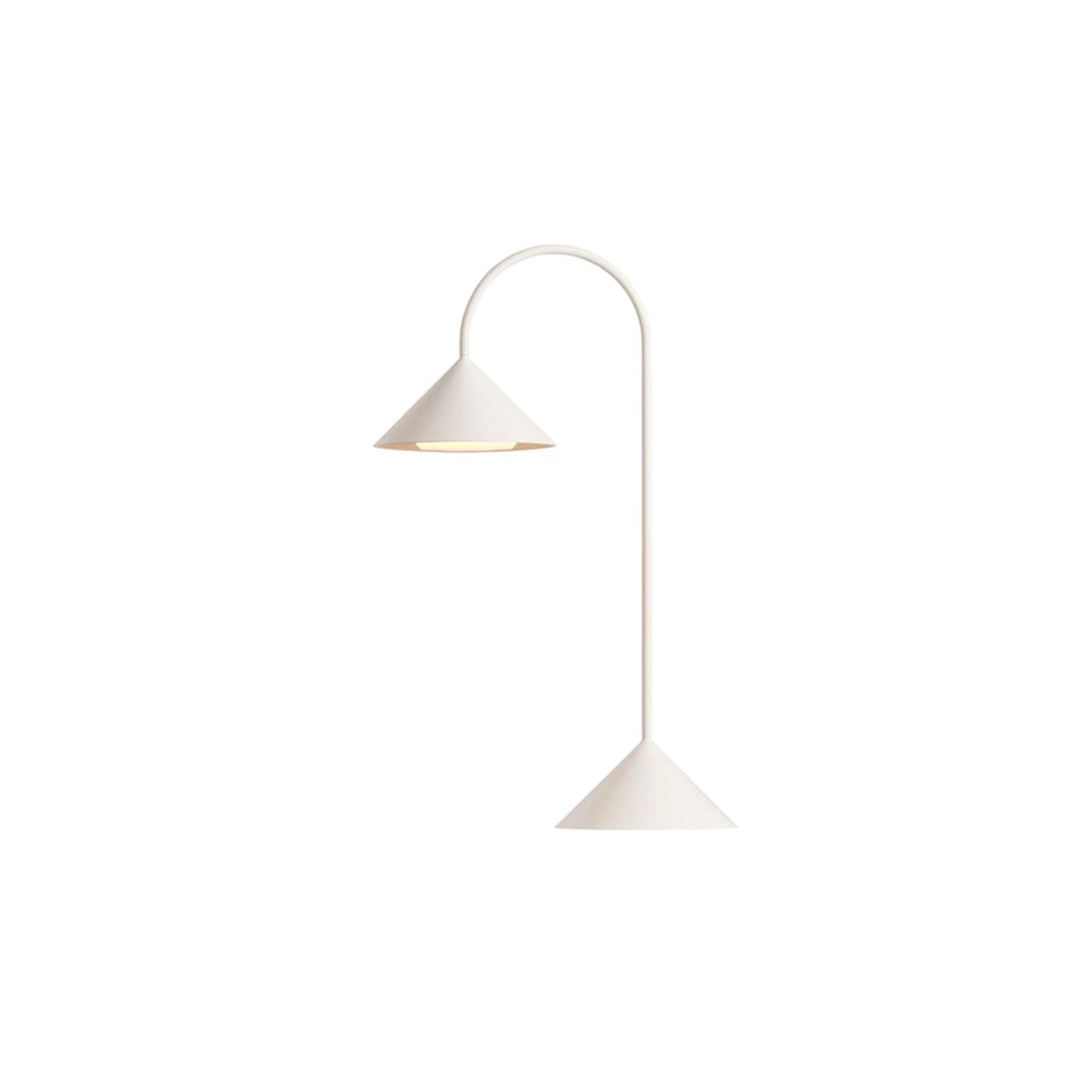 Stehleuchte GRASP in matt weiß - Höhe 47cm - Tischleuchten