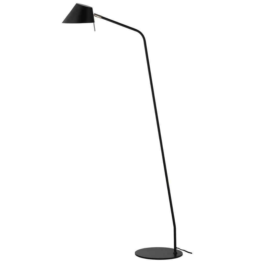 Stehlampe OFFICE Ø 18cm matt black - Stehleuchten
