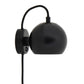 Wandlampe BALL Ø 12cm - schwarz matt