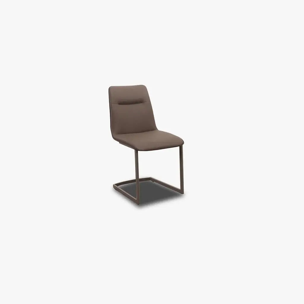 Freischwinger COLOUR IT in Kunstleder Tatra taupe - Stuhl Stoff
