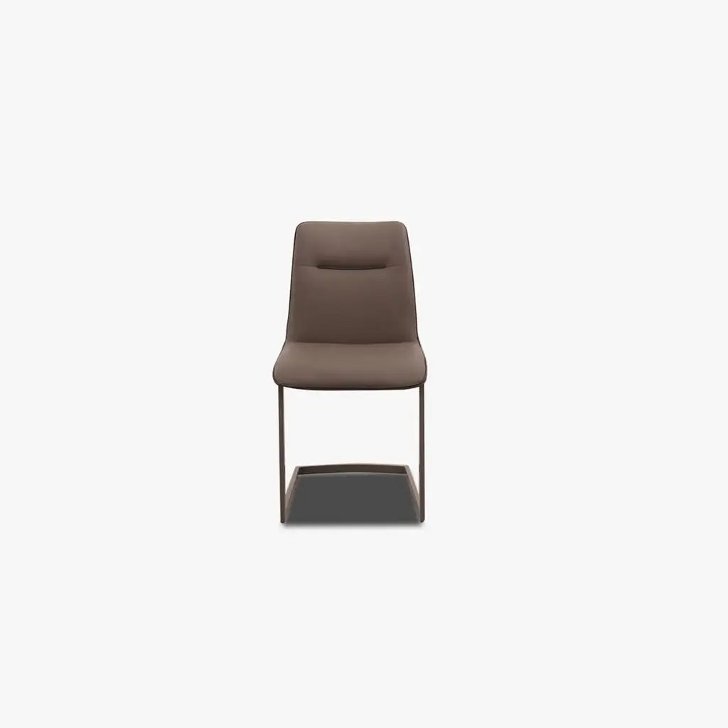 Freischwinger COLOUR IT in Kunstleder Tatra taupe - Stuhl Stoff