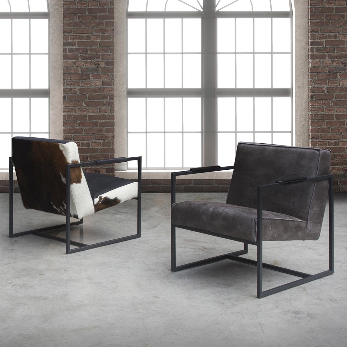 Het Anker Sessel Bibi in Leder Africa - Sessel Leder