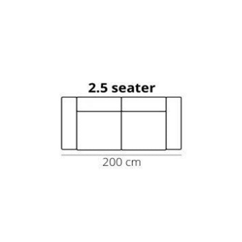 Het Anker Sofa Beaumont in Leder Africa - Sofa 2.5 Sitzer - Breite 200cm - Sofa Leder