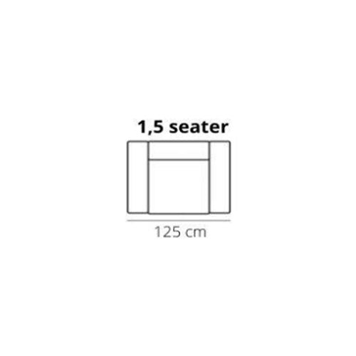 Het Anker Sofa Beaumont in Leder Africa - Loveseat - Breite 125cm - Sofa Leder