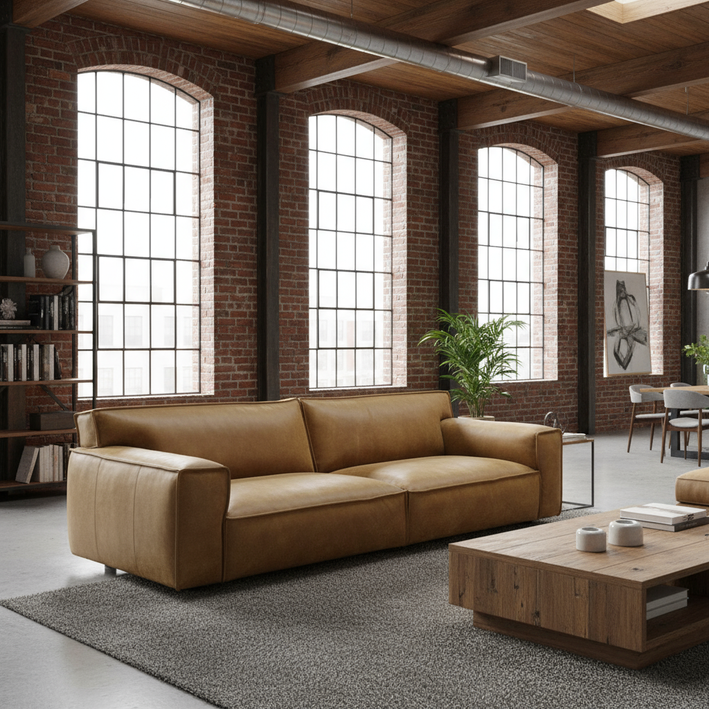 Het Anker Sofa Whisper in Leder Africa - Sofa Leder