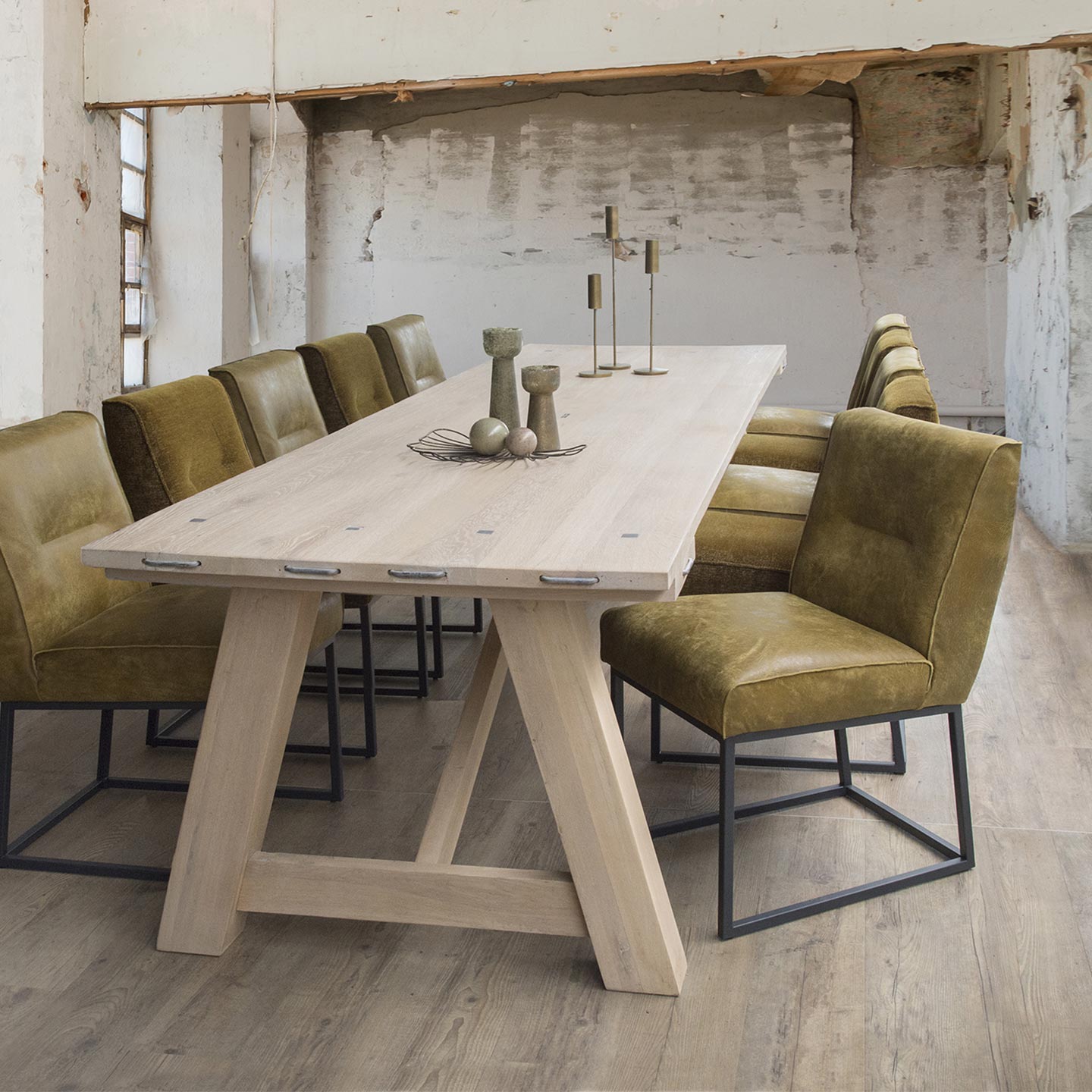 Het Anker Stuhl LEAH in Leder Africa - Stuhl Leder