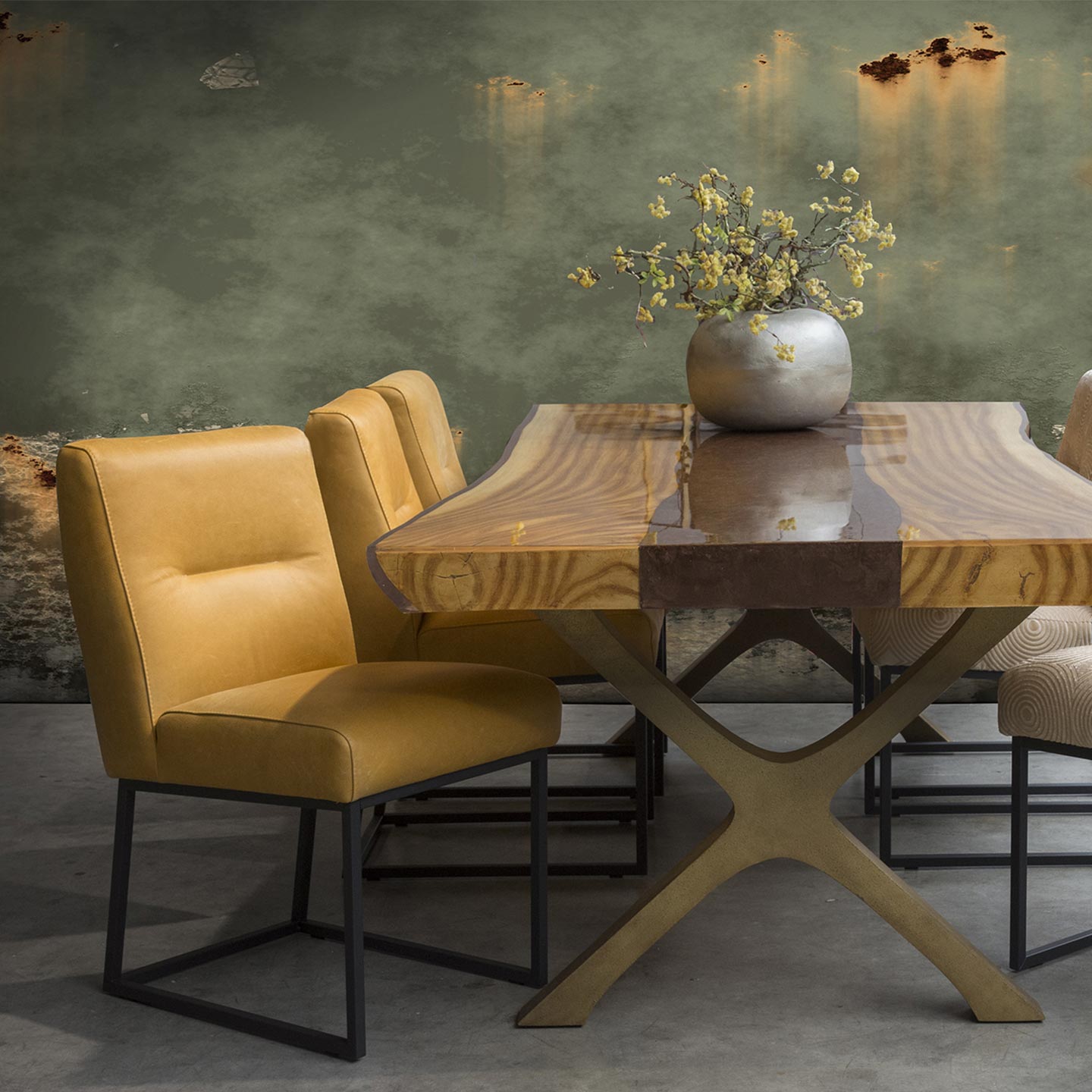 Het Anker Stuhl LEAH in Leder Africa - Stuhl Leder