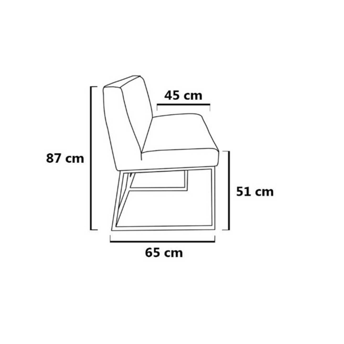 LARA Essbank in Leder Africa - Sitzbank