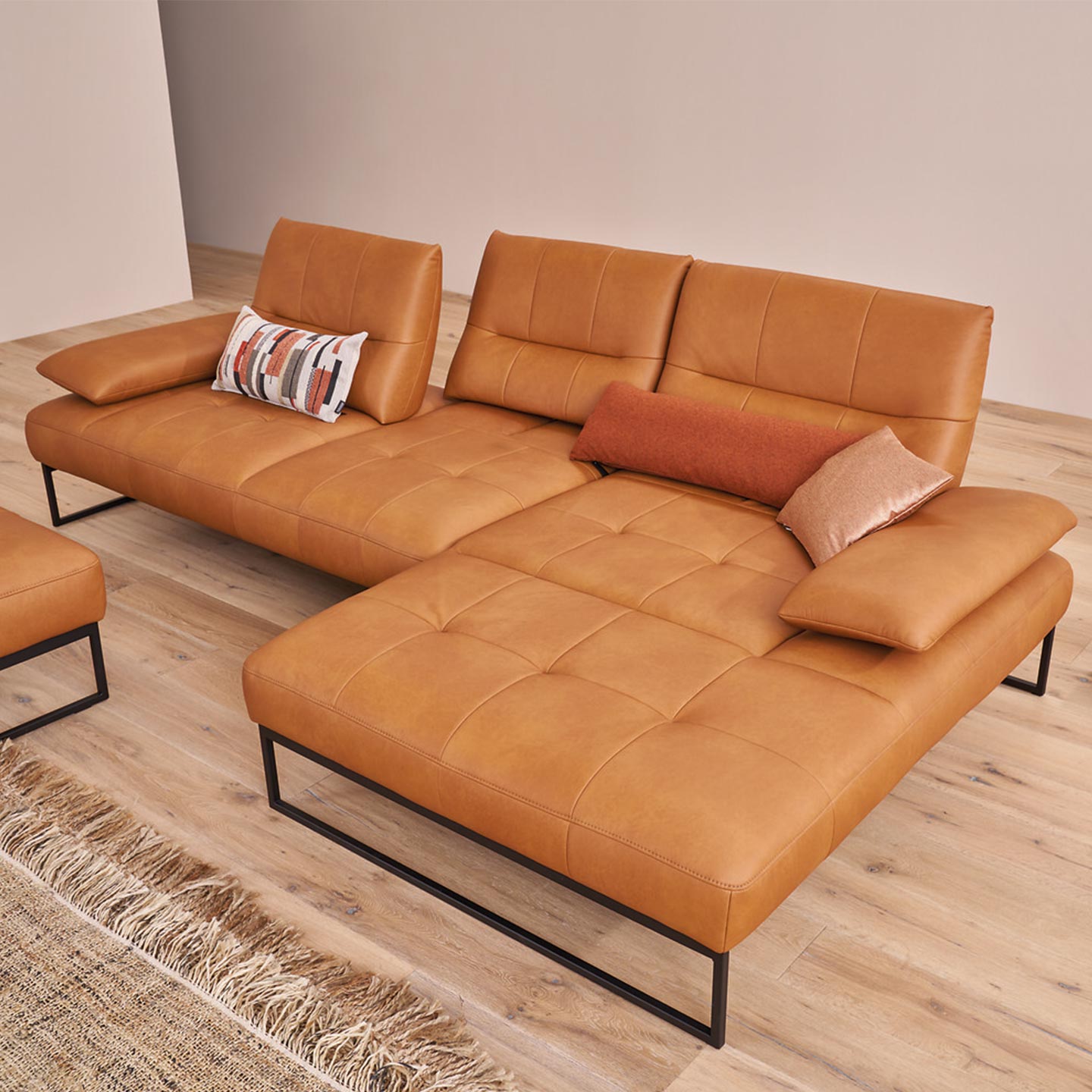 Himolla Sofa 9360 mit Sitztiefenverstellung in Leder Soft Nappa - Relaxsessel Leder