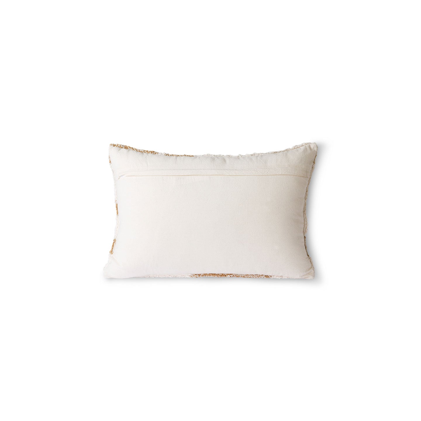 2x Kissen 35x55cm aus Wolle in weiß/beige - Kissen