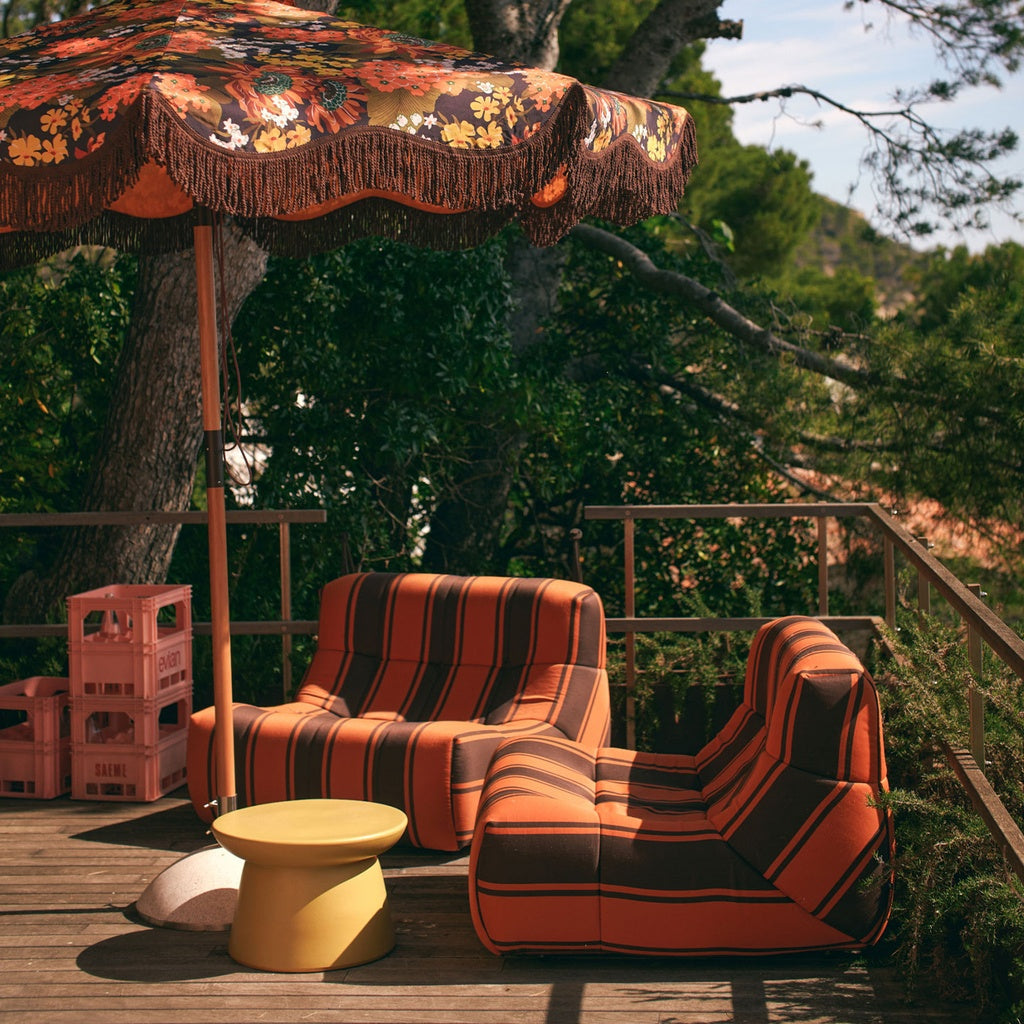 Beistelltisch XL aus Steingut in grün - Beistelltisch