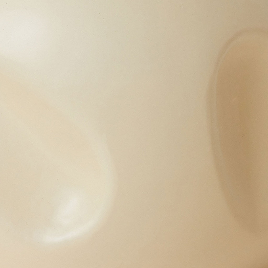 Keramik Beistelltisch Currents in creme - Beistelltisch