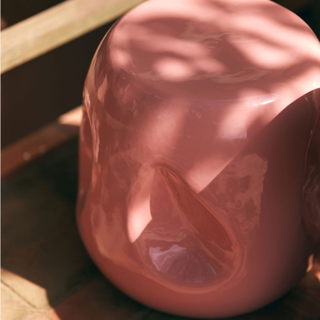 Keramik Beistelltisch Currents in koralle - Beistelltisch