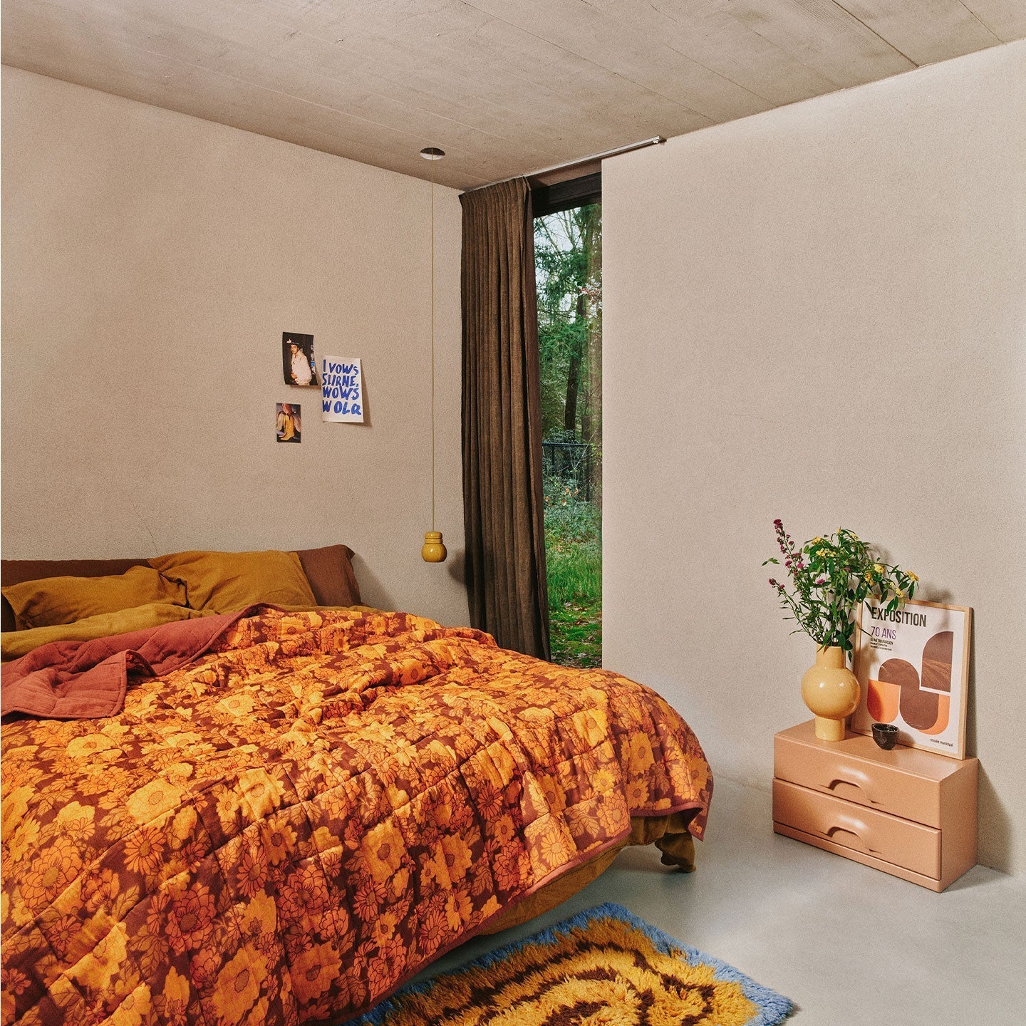 Keramikvase in cappuccino M - Vasen