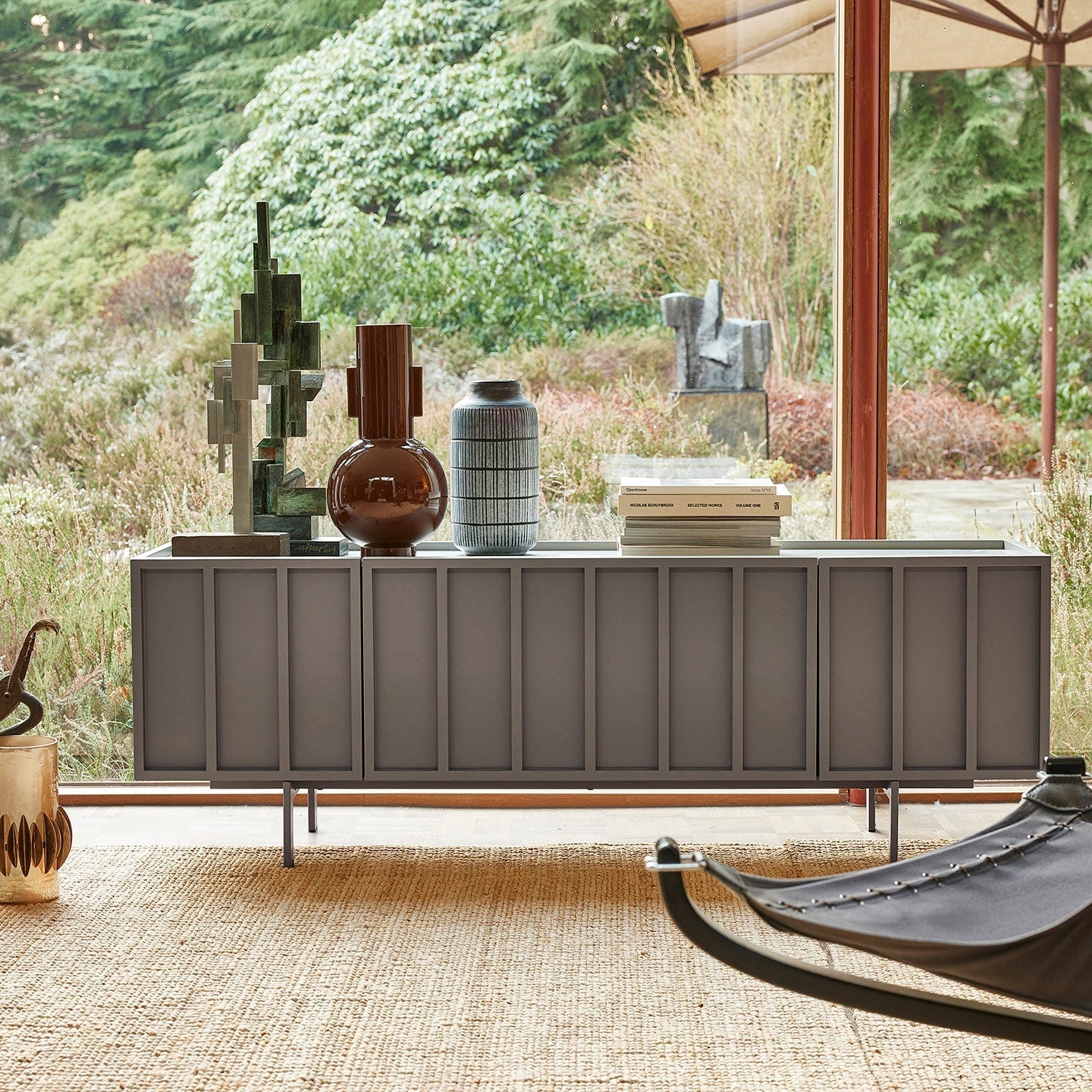 Keramikvase in Espresso L - Vasen