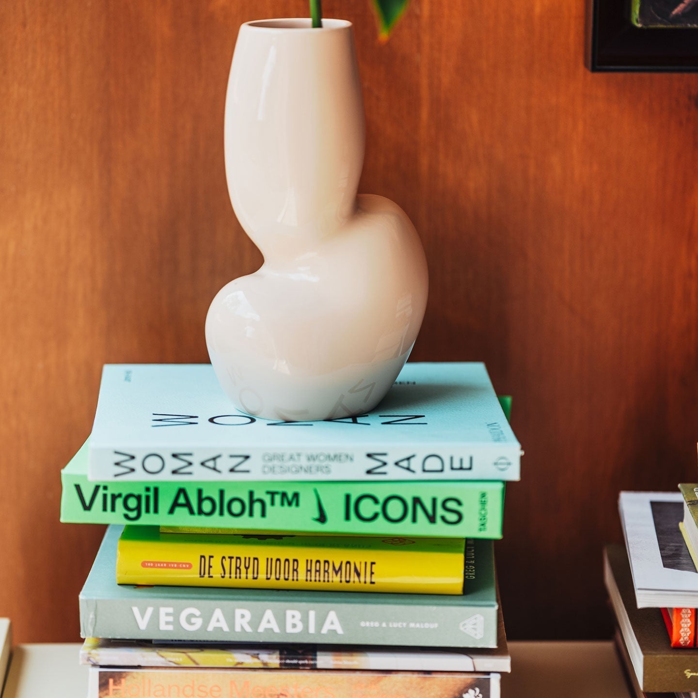 Keramikvase organic cream M - Vasen