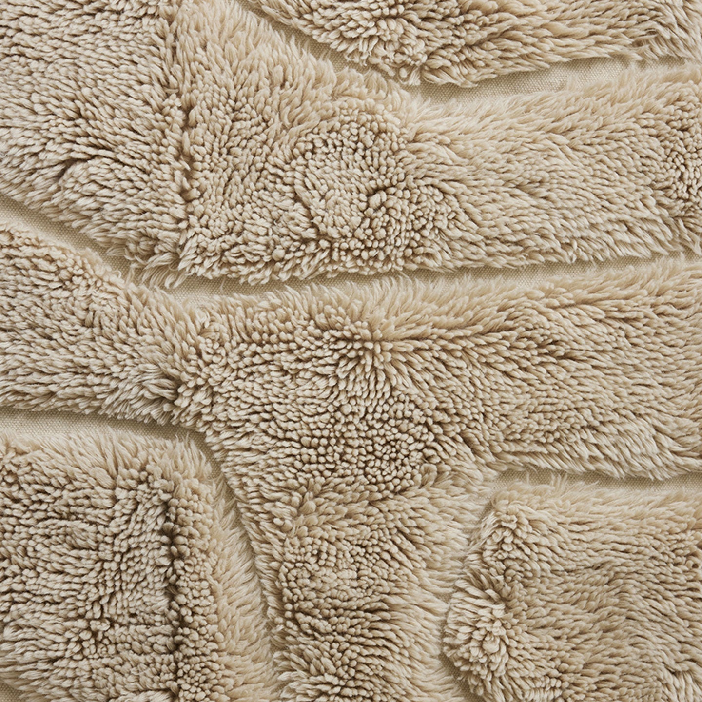 Teppich 200x140cm aus Wolle in creme - Teppich