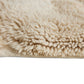 Teppich 200x140cm aus Wolle in creme - Teppich