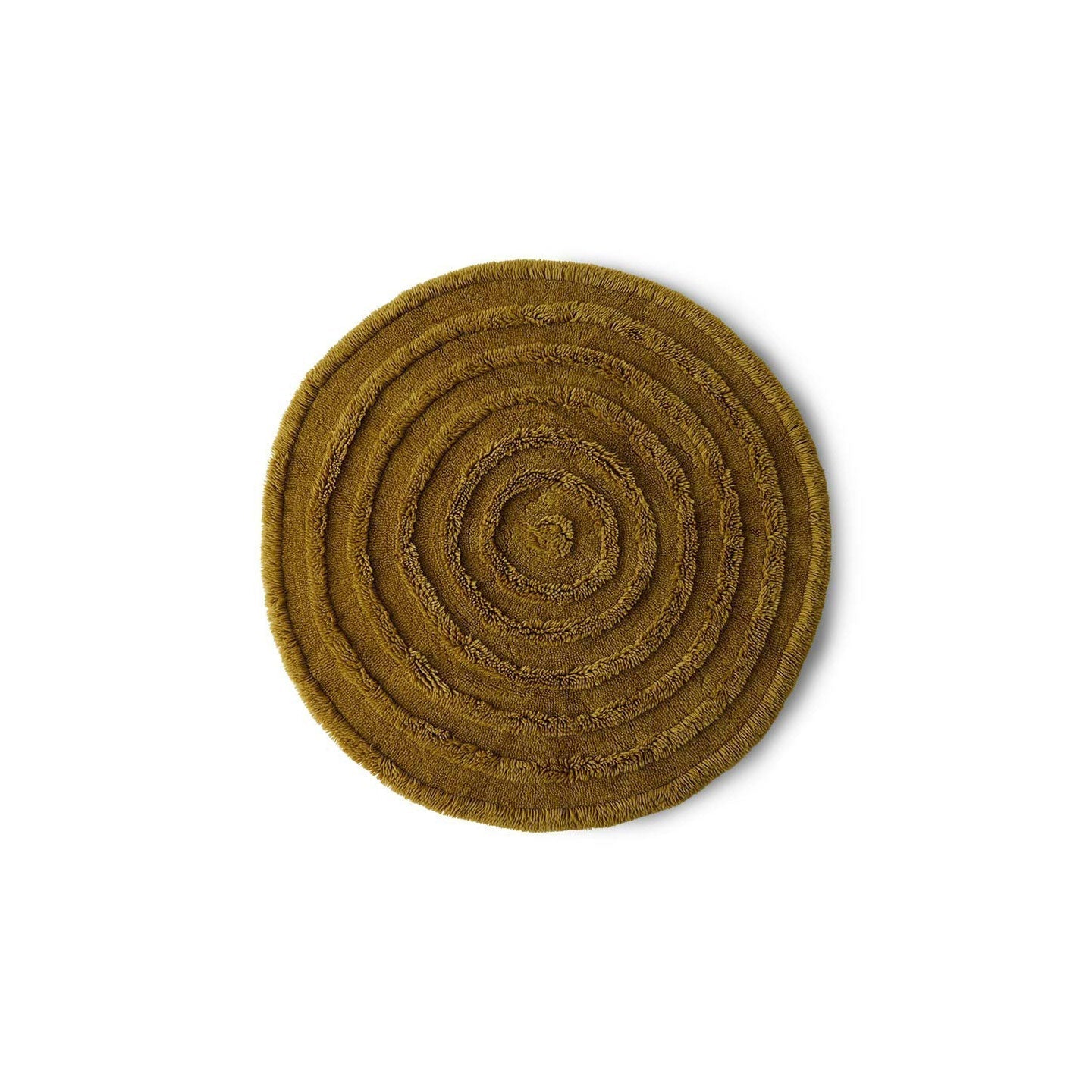 Teppich ø150 cm aus Wolle in grün - Teppich