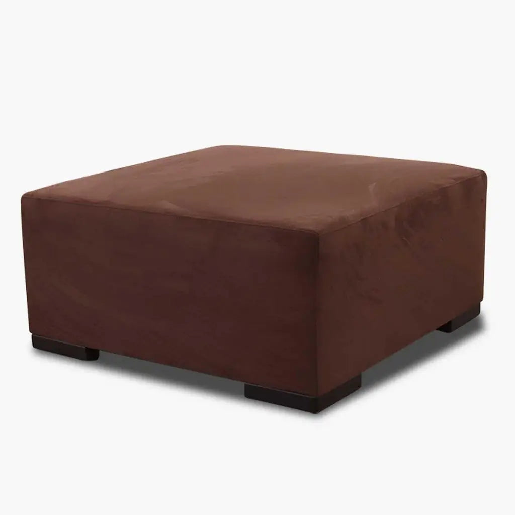 Hocker in Microfaser schoko - Hocker