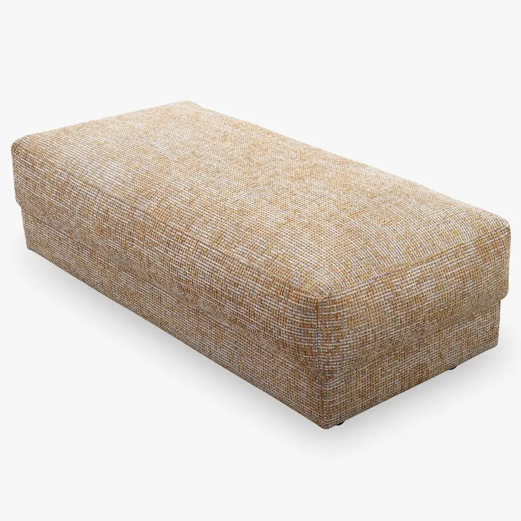 Hocker PETRONE in Stoff Alba honey yellow - Hocker