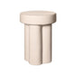 Hocker TORU in Keramik - lily white / Ø 33cm / H44cm - Hocker