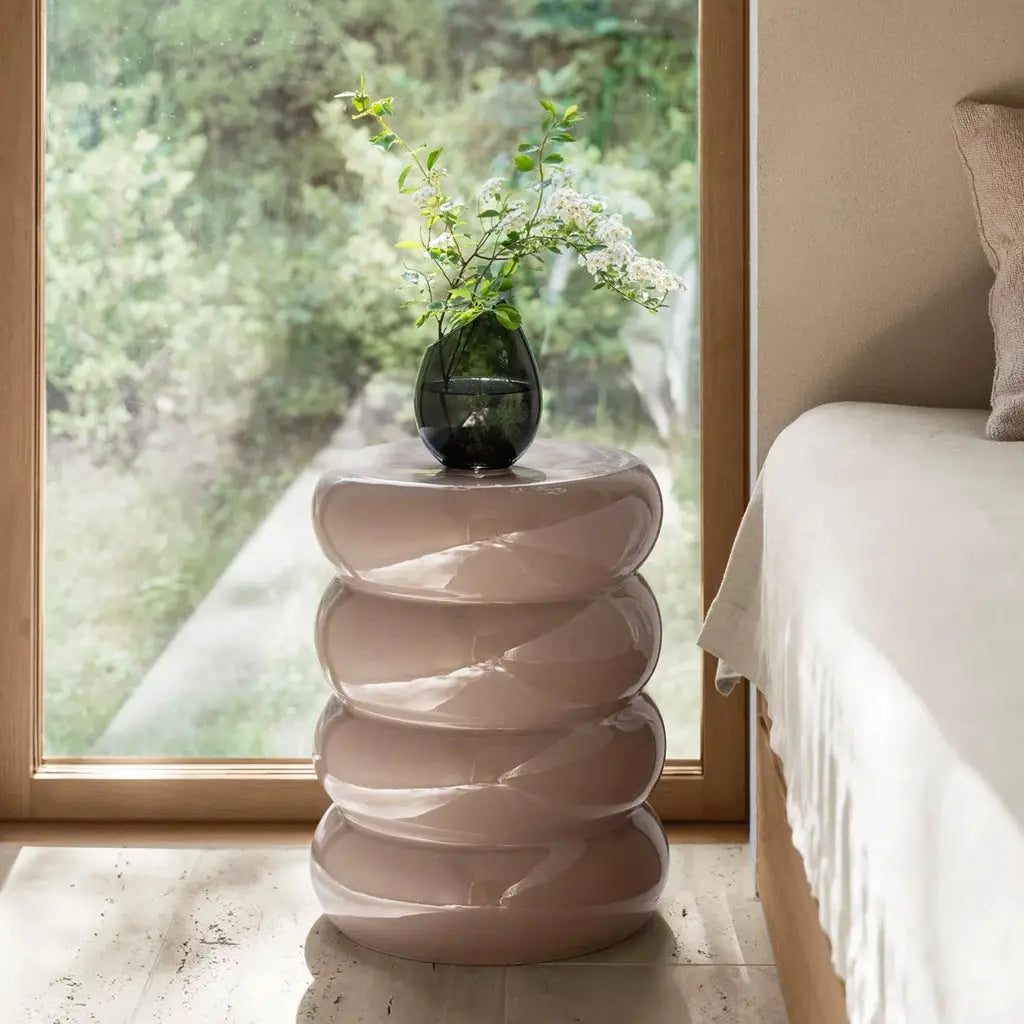 Hocker TORU in Keramik rund - Hocker