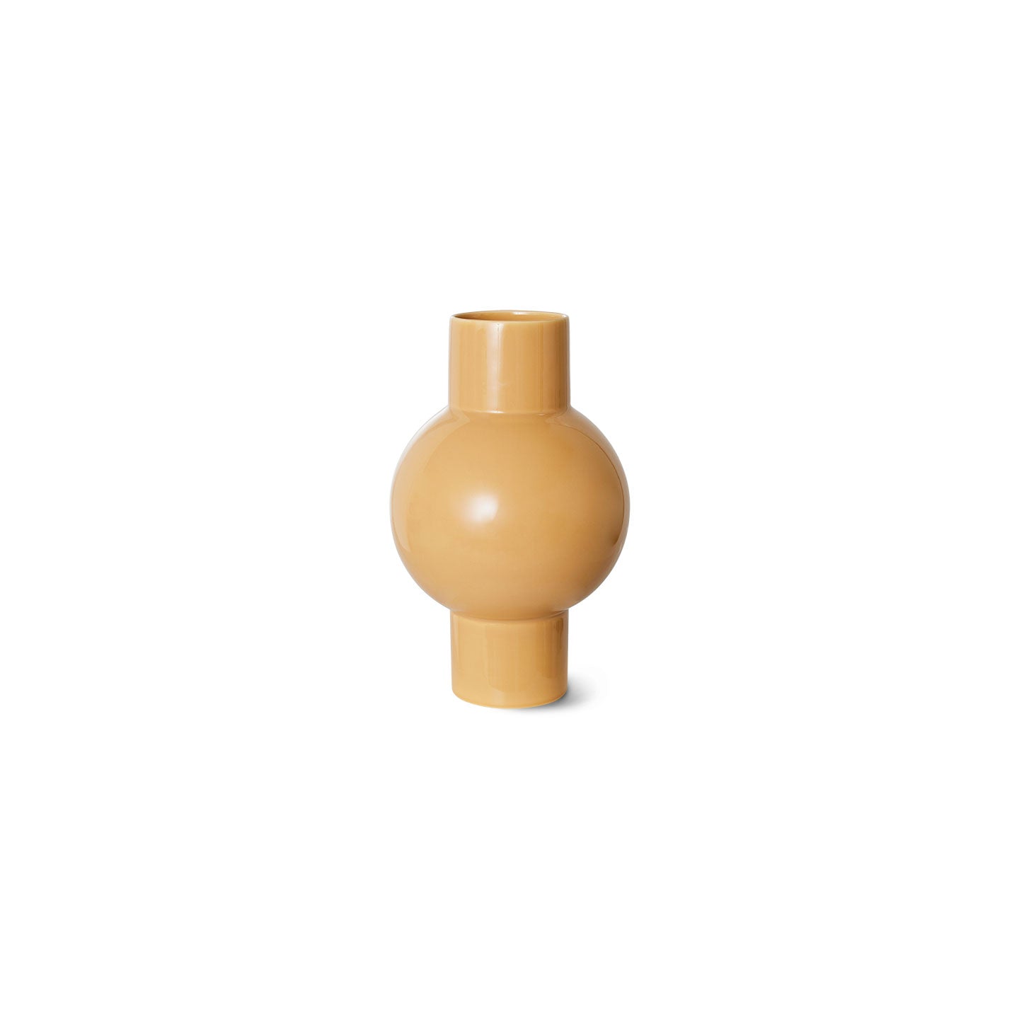 Keramikvase in cappuccino M - Vasen