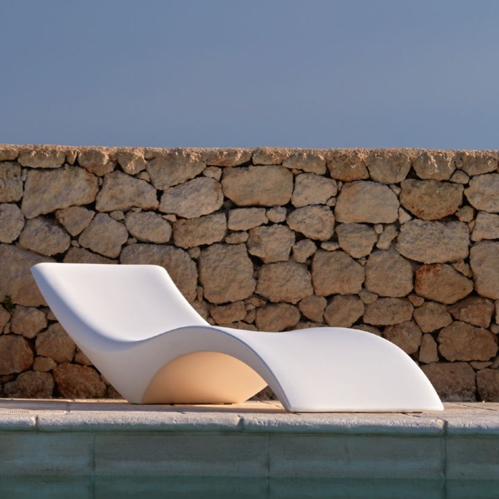 Liegestuhl CLOE in braun - Liege Outdoor