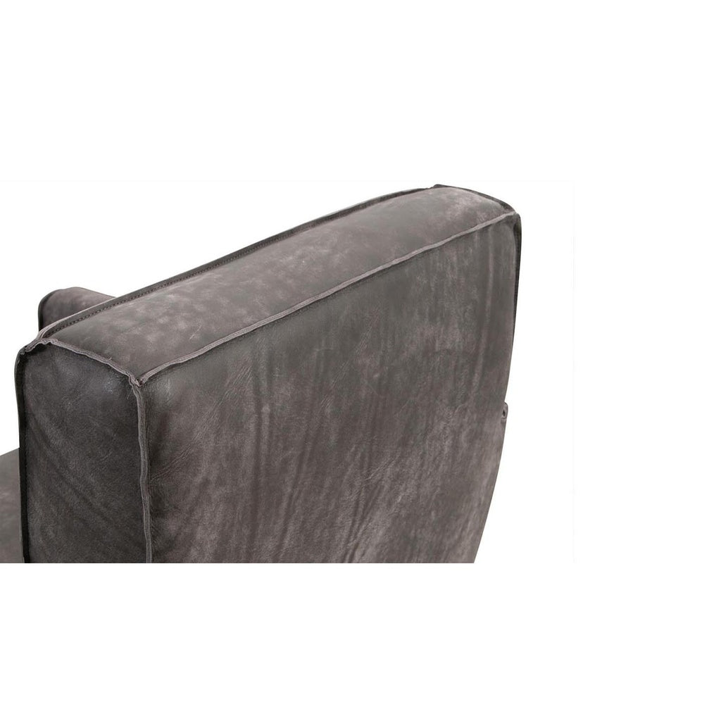 LUNA 2x Freischwinger Stuhl in Leder Africa moro - Stuhl Leder