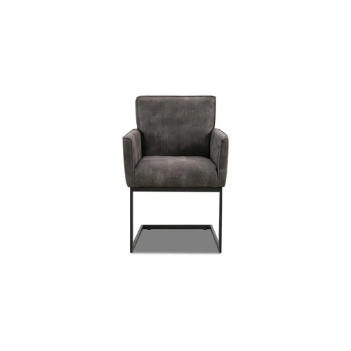 Bild 1 in Galerieansicht laden. LUNA 2x Freischwinger Stuhl in Leder Africa moro - Stuhl Leder