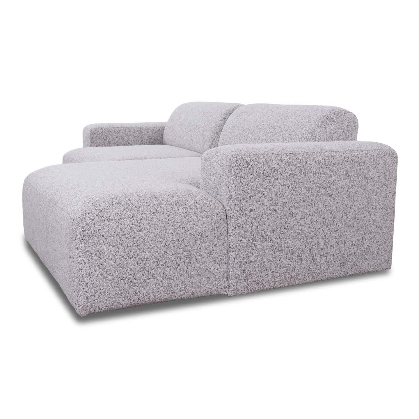 Madrid Longchair Ecksofa in Stoff Puente