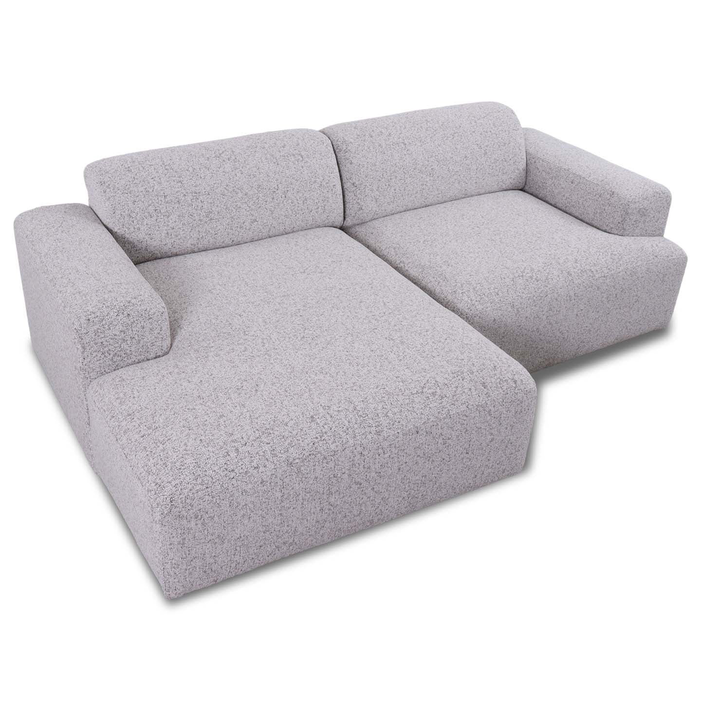 Madrid Longchair Ecksofa in Stoff Puente