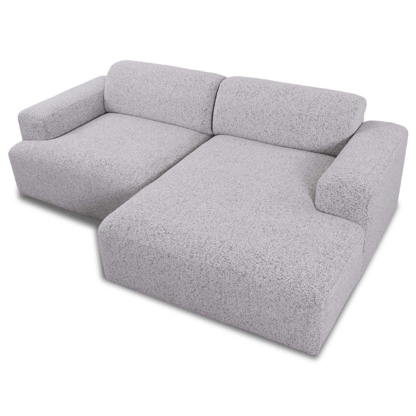 Madrid Longchair Ecksofa in Stoff Puente