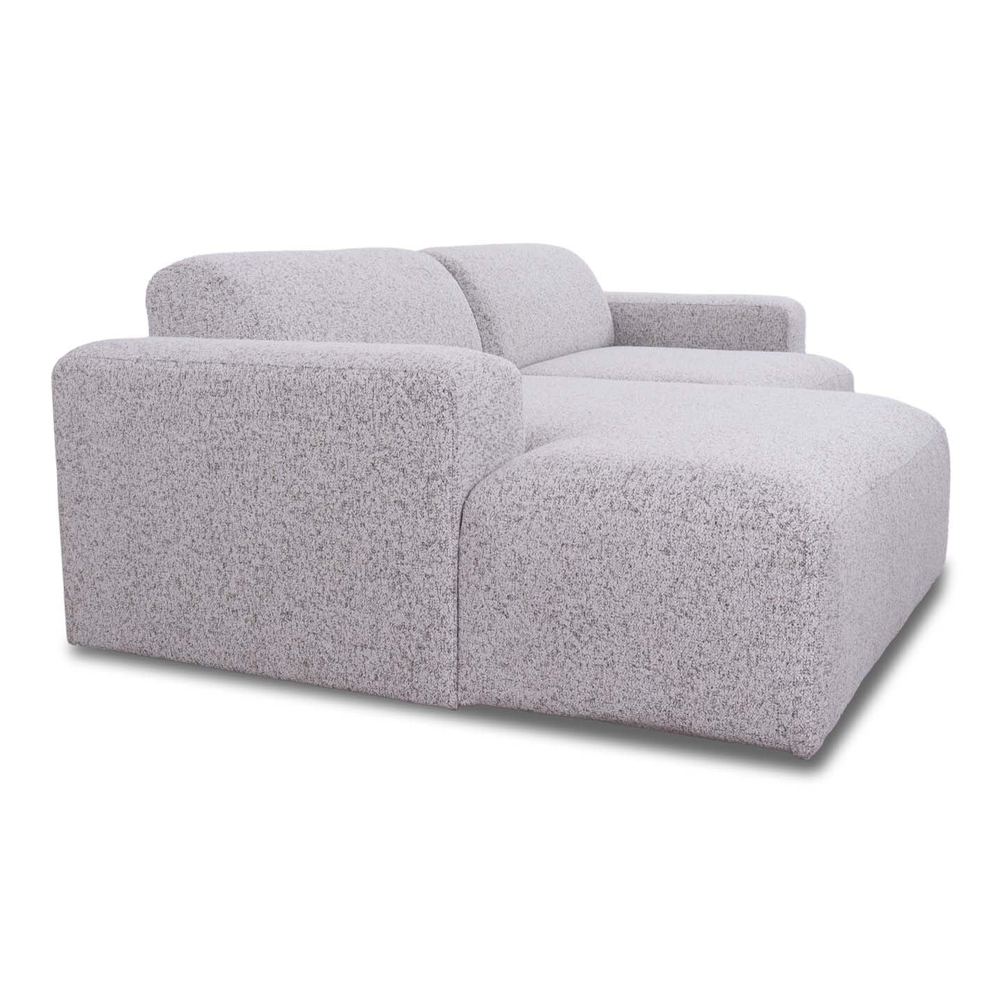 Madrid Longchair Ecksofa in Stoff Puente