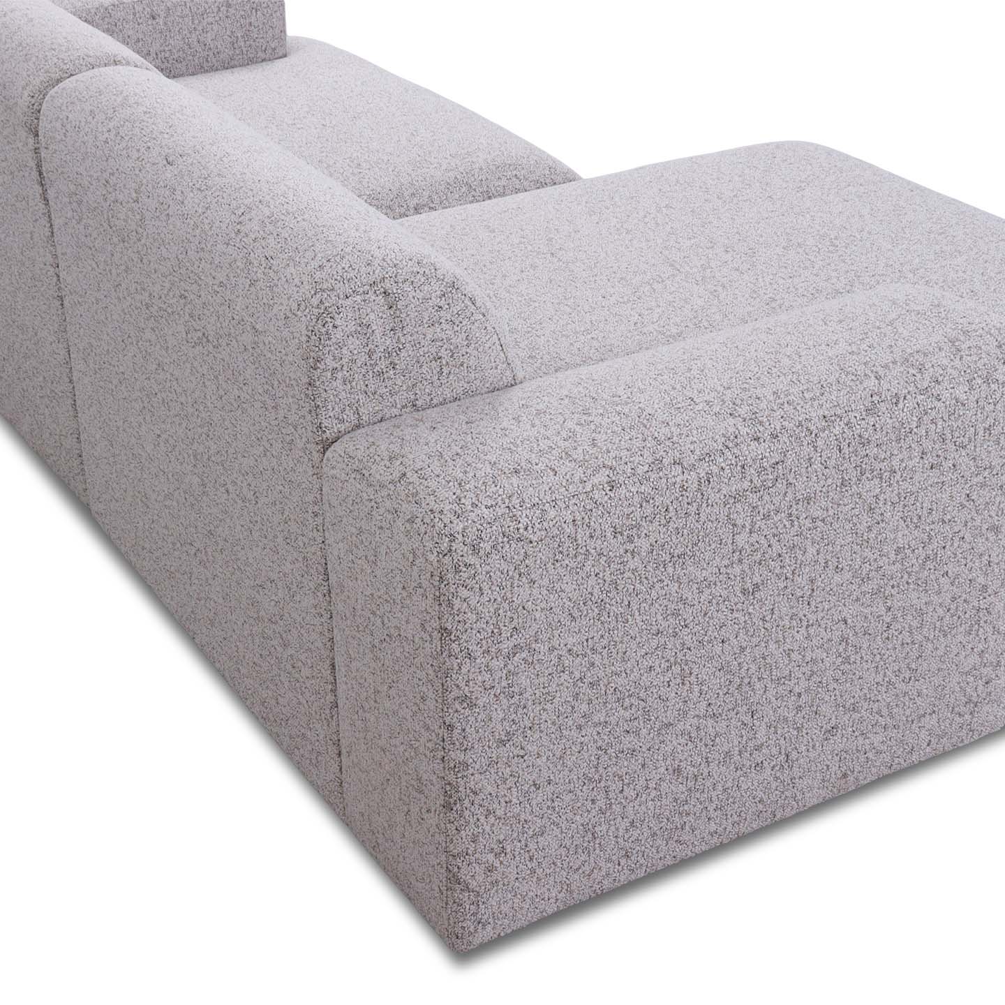 Madrid Longchair Ecksofa in Stoff Puente