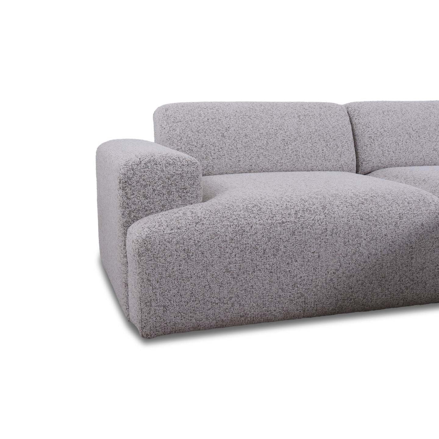 Madrid Longchair Ecksofa in Stoff Puente