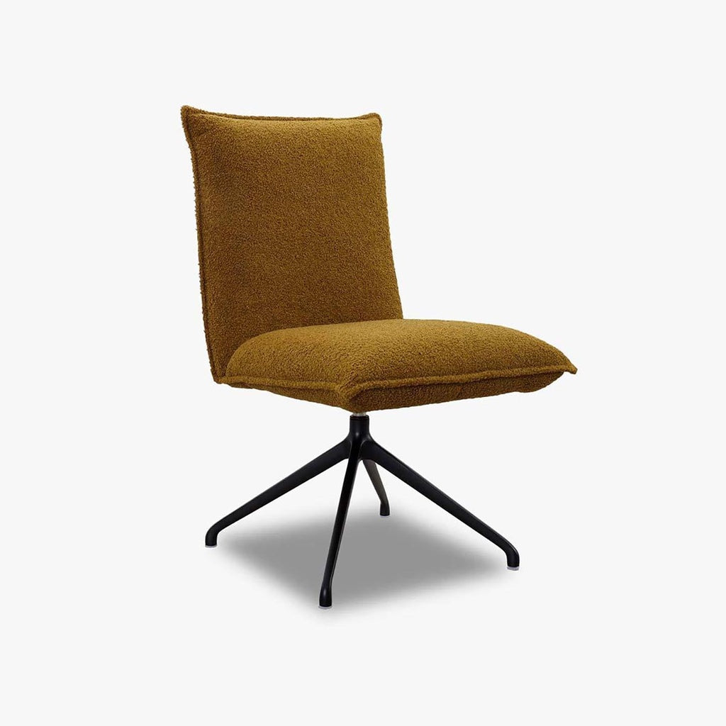 MAGGIE Stuhl 6er Set in Stoff Tedyy moss und darkgreen - Stuhl Stoff