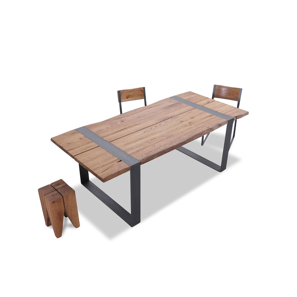 Massivholztisch LOFT in Eiche dunkel - Esstisch Massivholz