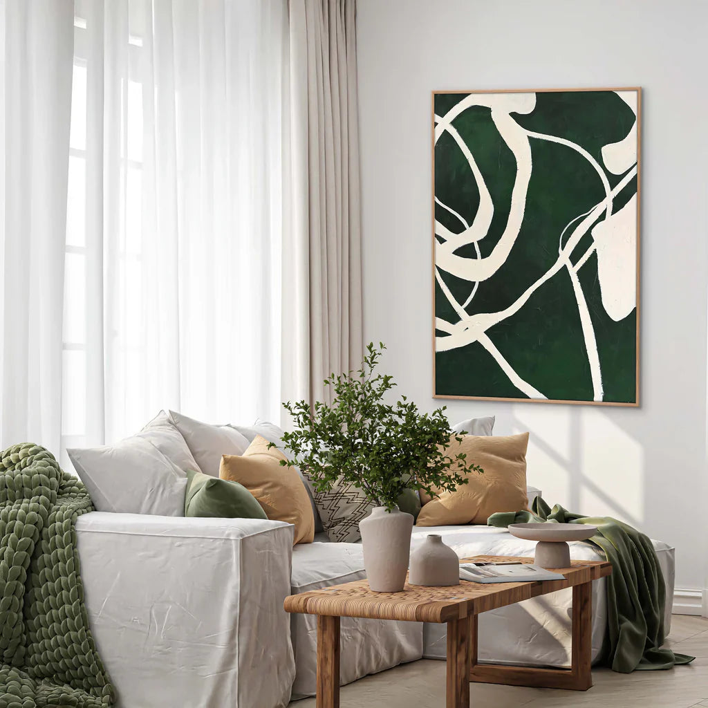 Masterpiece – Handgemaltes Acrylgemälde mit abstraktem Design - Wanddeko