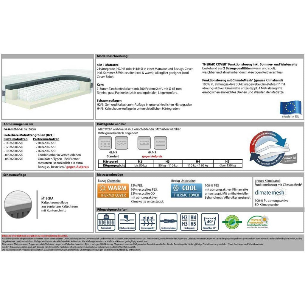Matratze Norte HU-M150