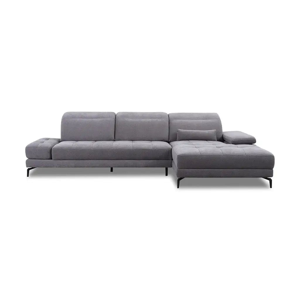 Ecksofa KF8335 in Stoff mit Motor - Sitzdesign