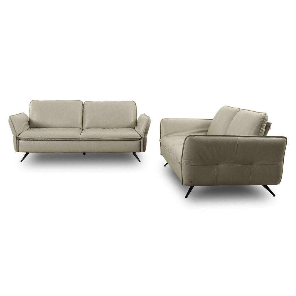 Sofagarnitur MR2340 in Leder Z74 green tea - Sitzdesign