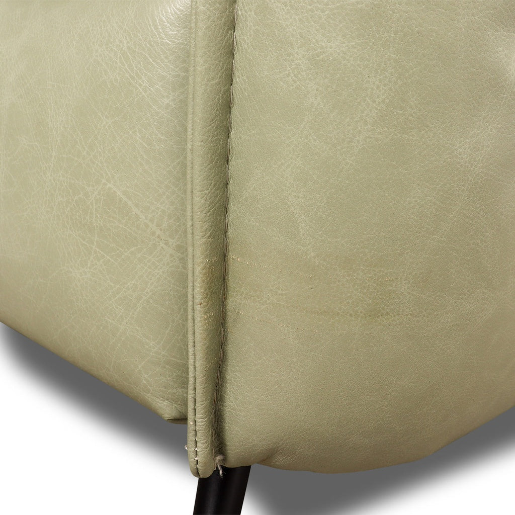 Sofagarnitur MR2340 in Leder Z74 green tea - Sitzdesign