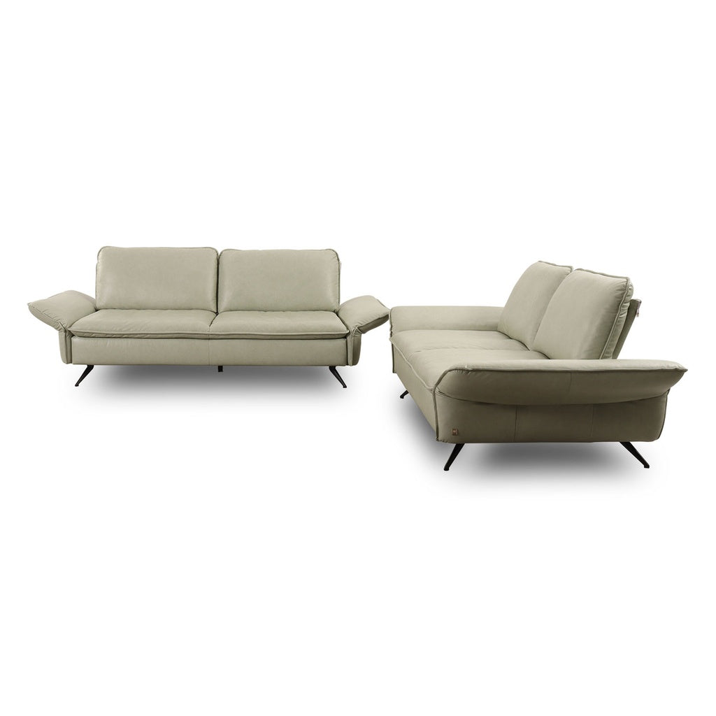 Sofagarnitur MR2340 in Leder Z74 green tea - Sitzdesign