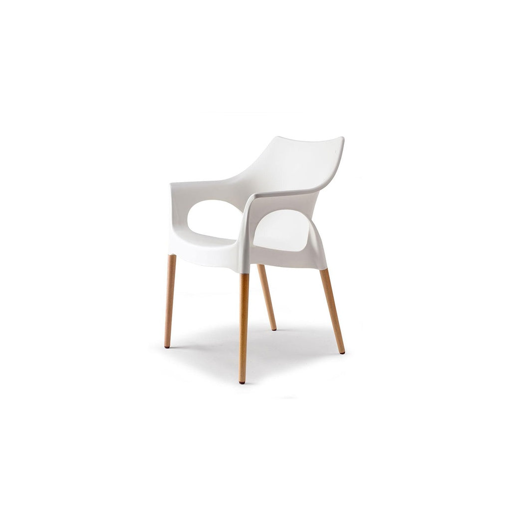 Natural Ola 2115 4er Set - linen - Stuhl Kunststoff