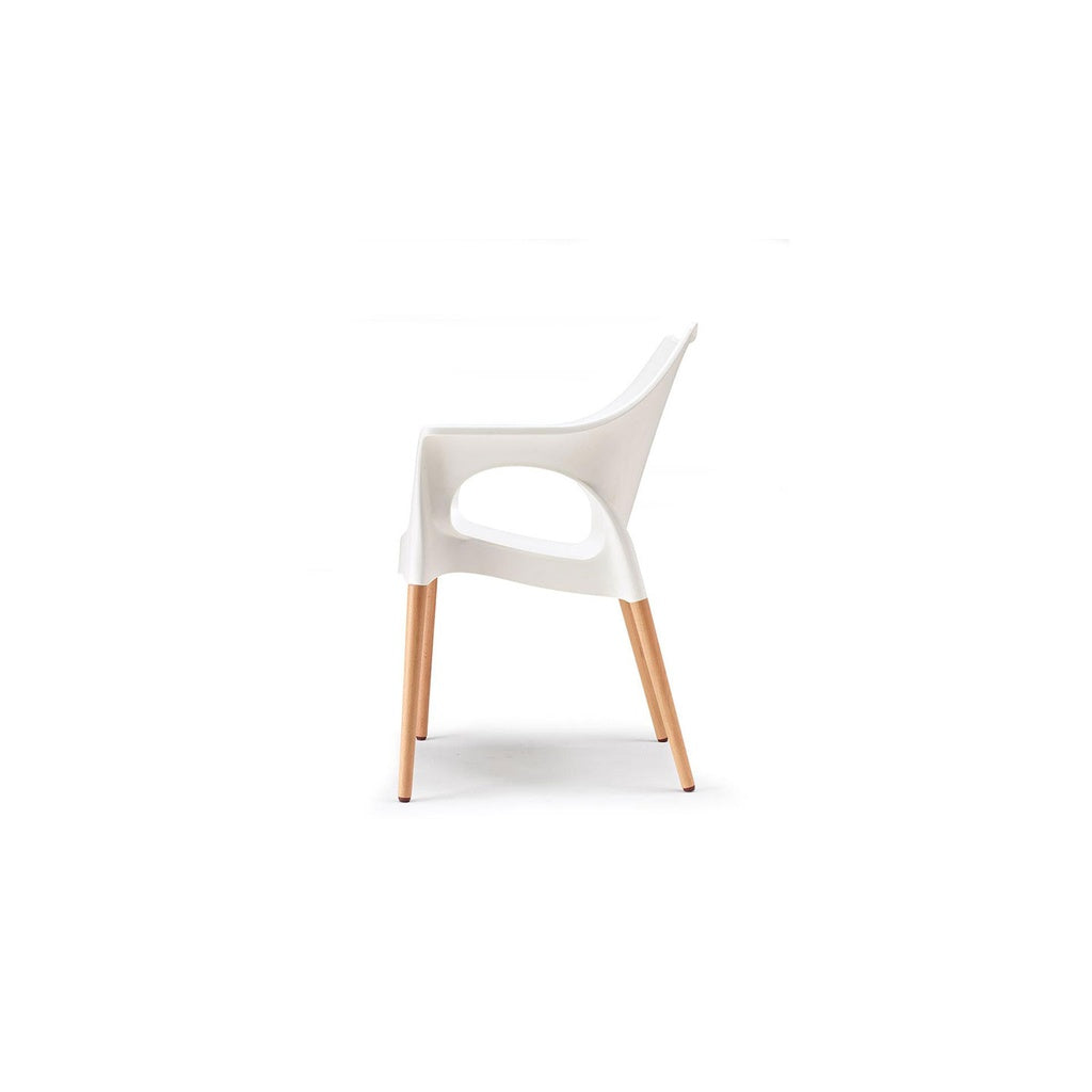 Natural Ola 2115 4er Set - Stuhl Kunststoff