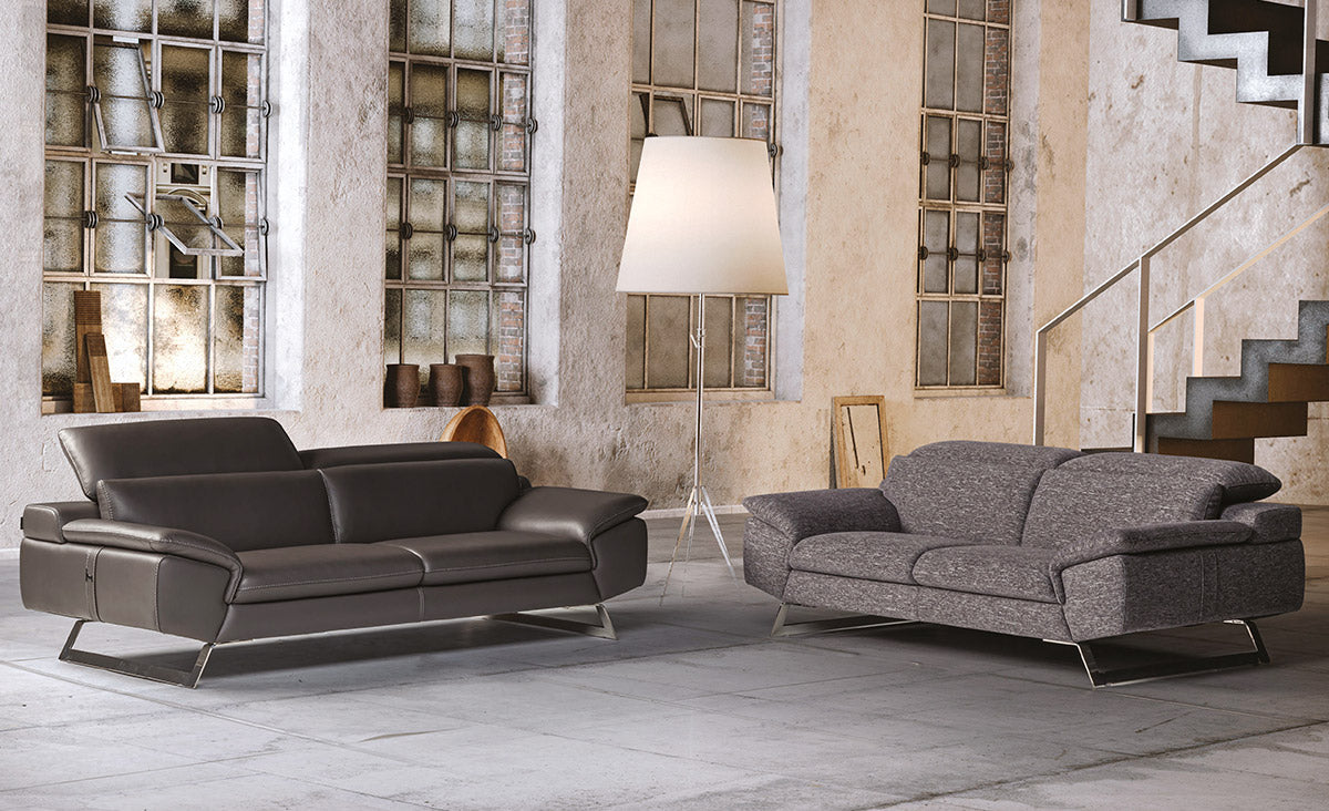 Nicoletti & Calia italia Zuma Sofagarnitur in Leder Nouveau olive - Sofa Leder