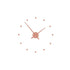 Wanduhr OJ konfigurierbar - pink / Ø 50cm - OJ Mini - Wanddeko